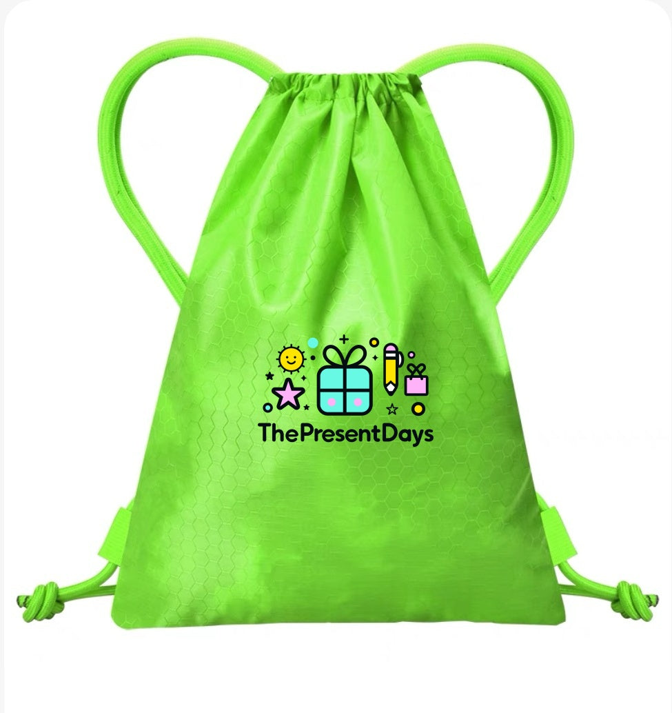 Custom Water-Resistant Drawstring Backpack (Set of 10)