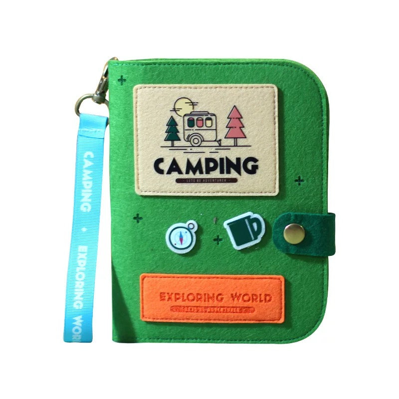 Adventure Camp Zipper Notebook (Set of 10)