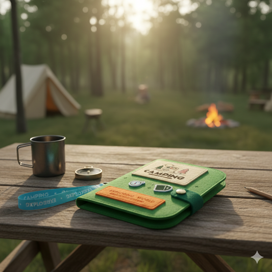 Adventure Camp Zipper Notebook (Set of 10)