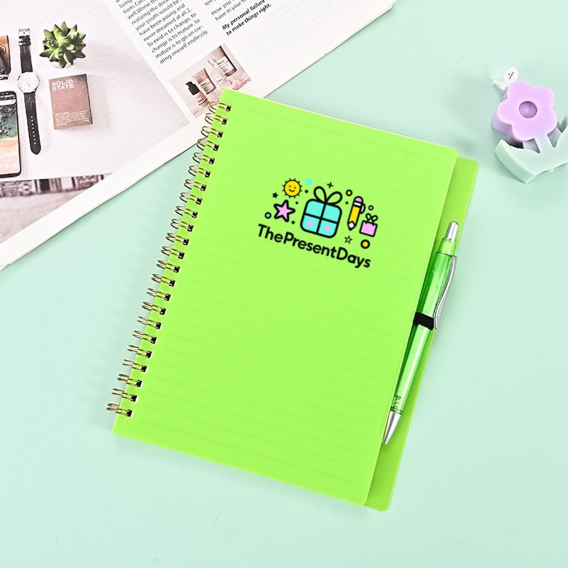 Spiral Notebook with Pen (Set of 10)